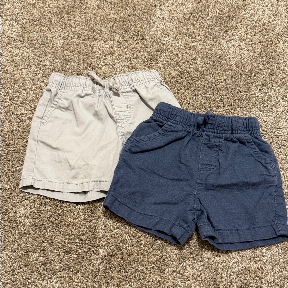 Cat & Jack Kids Shorts - Navy and Light Gray